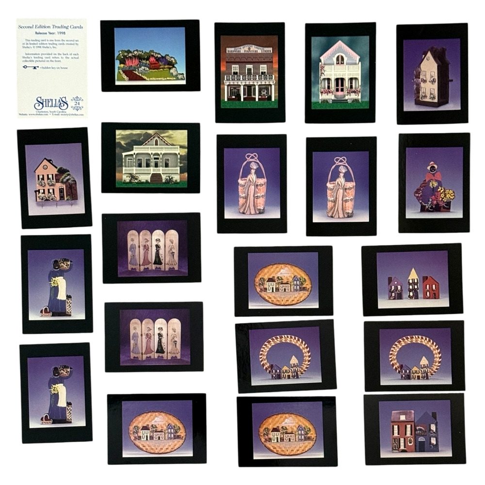 Shelia’s Collectibles Historic Houses Trading Cards Set Of 21 Collectors Society